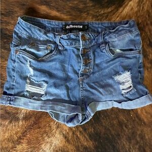 Dollhouse Women's Blue Denim Shorts Size 5